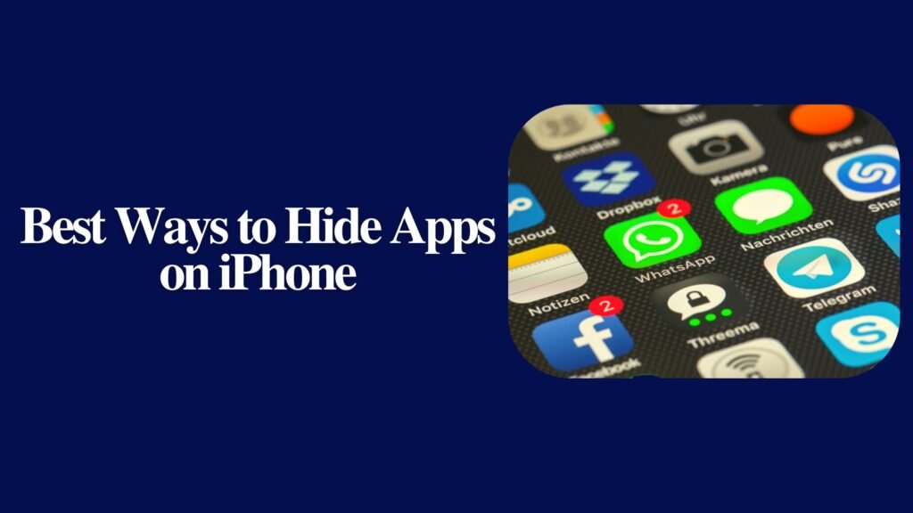 hide apps on iPhone