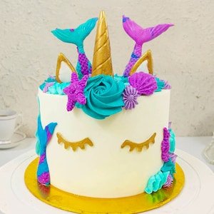 2-Tier Mermaid Doll Cake