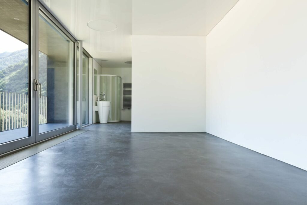 Polished Concrete in London's Heart Contemporary Elegance